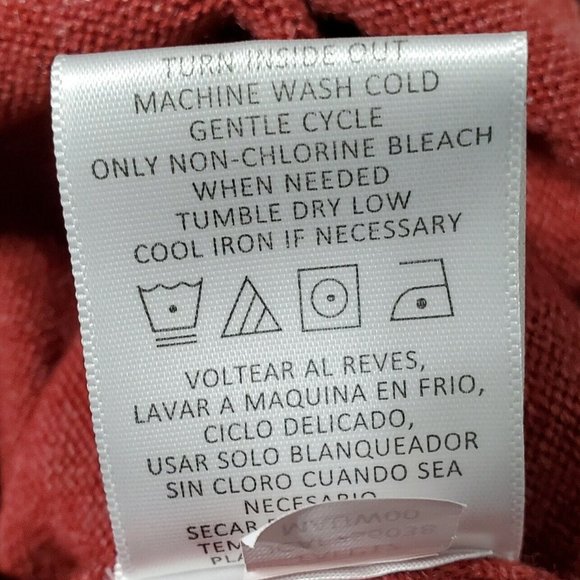 Argyle Culture by Russel Simmons Ombre Acrylic Sweater Red Men's Large - Picture 7 of 7